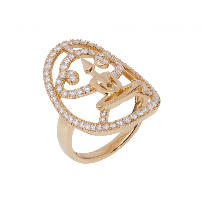 Gold Diamond Meditator Ring (Copy)