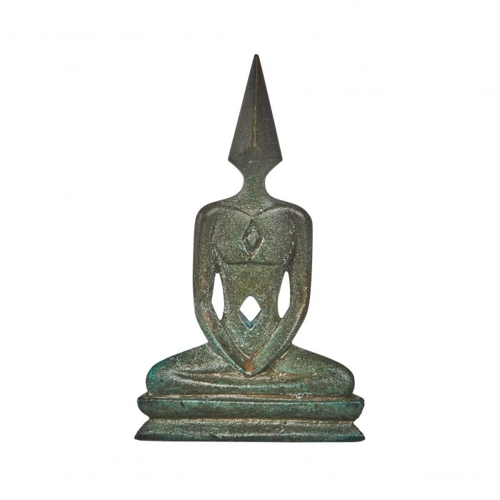 Mini Bronze Meditator Statue