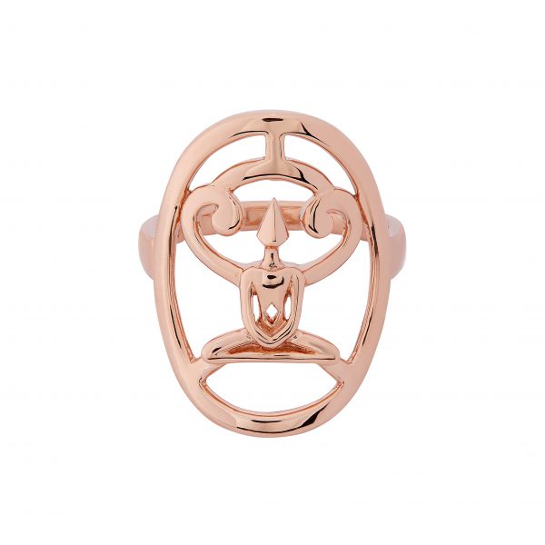 Rose Gold Meditator Ring